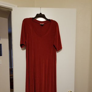 Coldwater Creek rust colored dress